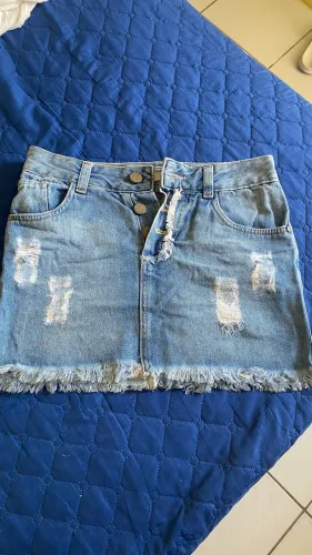 Saia jeans