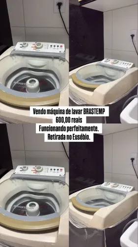 Vendo máquina de lavar BRASTEMP 8kg
