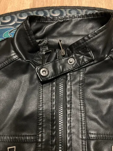 Jaqueta de couro estilo damon salvatore