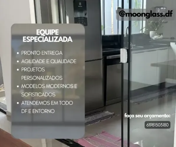 Portas de vidro: beleza e sofisticação DF e entorno