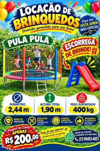 Aluguel de cama elástica Niterói