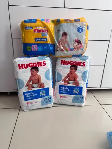 Fraldas na Promoção +100 unidades