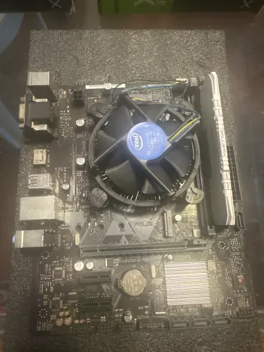 Placa mãe prime h310 e com processador memória ddr 4 8gb