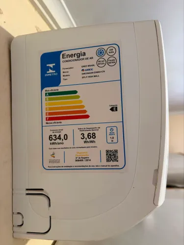 Ar-Condicionado Split Gree 9.000 BTUs 220V - Impecável / Pouco Uso