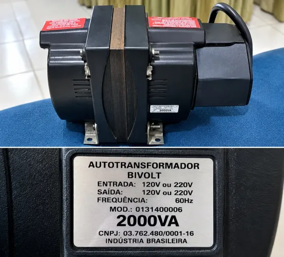 Transformador bivolt 2000VA