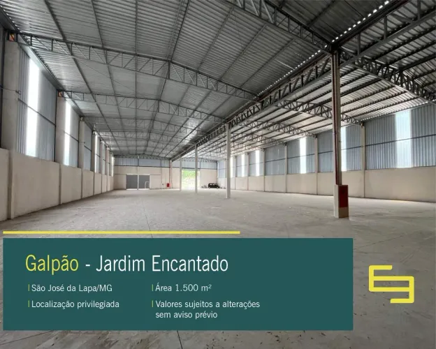 Galpão para alugar em São José da Lapa/MG no bairro Jardim Encantado.