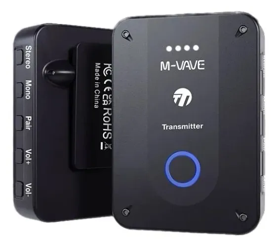 M-vave Monitor De Palco Semfio Wp-9 Receptor Com Transmissor Cor Black piano