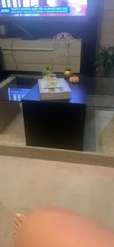 Desapego mesa de centro mais cadeiras