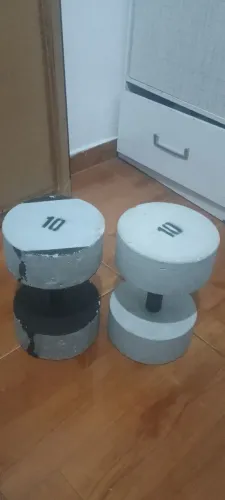 Pesos de academia 10kg cada o kit com 2.