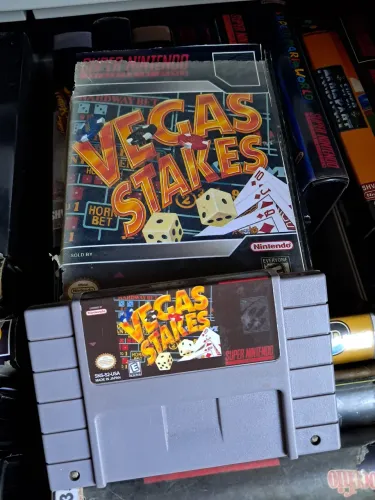Cartucho Vegas Stakes snes original