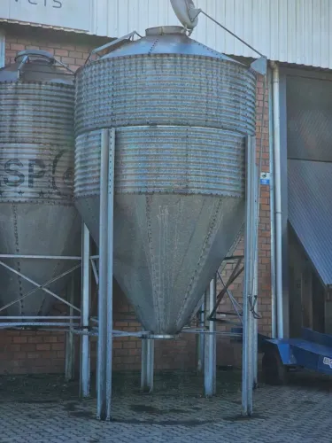 Silo Metálico Galvanizado - Fundo Cônico
