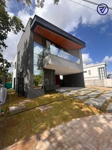 CASA NOVA DE ALTO PADRÃO NO RESERVA TERRA BRASILIS