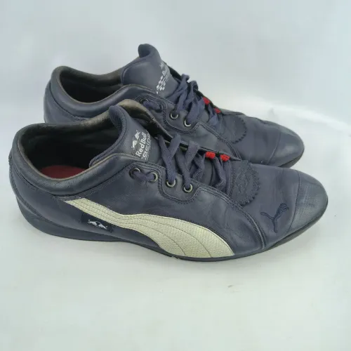 Tênis 41 puma Red Bull Racing estilo sapatilha de automobilismo cor azul marinho