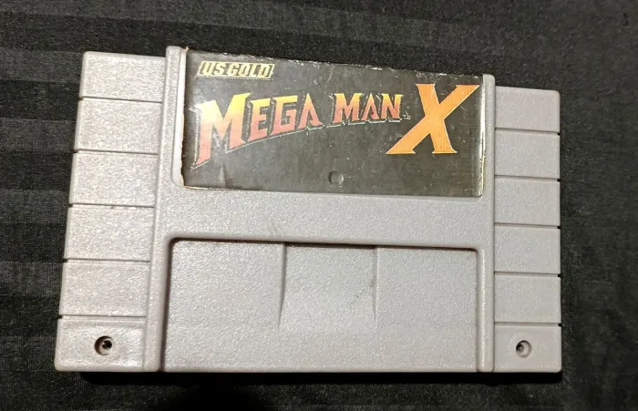 Cartucho Fita Megaman X Super Nintendo (anos 90)