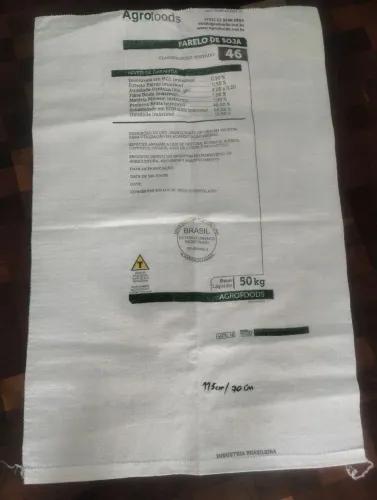 10 unidades de sacos de ráfia grandes novos - tamanhos 70x115cm para 50kg.