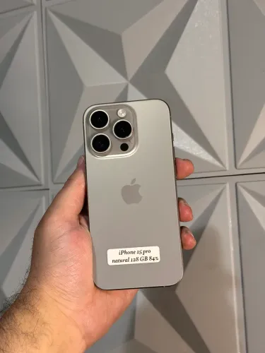 iPhone 15 pro natural 128Gb top