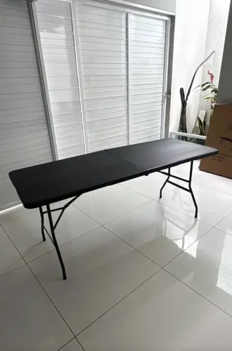 Mesa dobrável portátil 1.80m x 70cm x 74cm