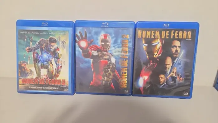 Trilogia Homem de ferro Blu-ray