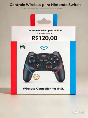 Controle Wireless para Nintendo Switch ? NOVO! | R$ 120,00
