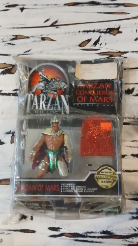 Action Figure lacrada do Tarzan Conqueror of Mars. De 1995. 14cm