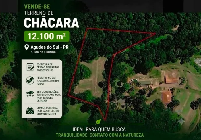 Terreno ótimo para quem quer fazer uma Chácara