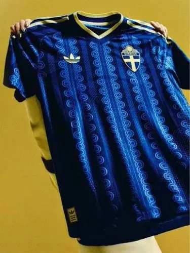 Camisa da Seleção da Suécia II - Versão Jogador - Tamanho G