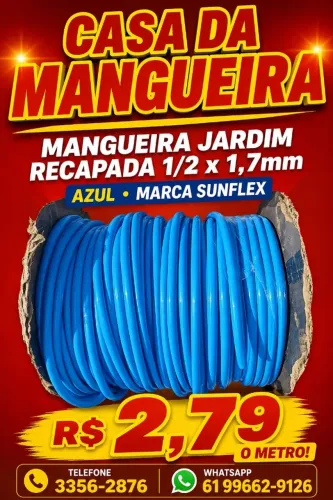 MANG JARDIM RECAPADA 1/2 X 1.7 AZUL SUNFLEX