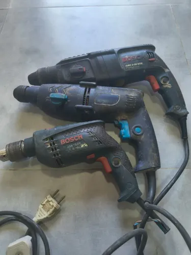 Kit Furadeira Bosch, Rompedor Bosch e Martelete Einhell