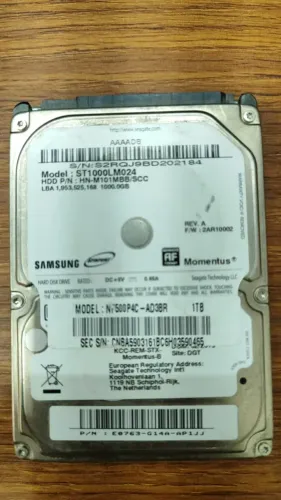 HD para notebook 1 TB