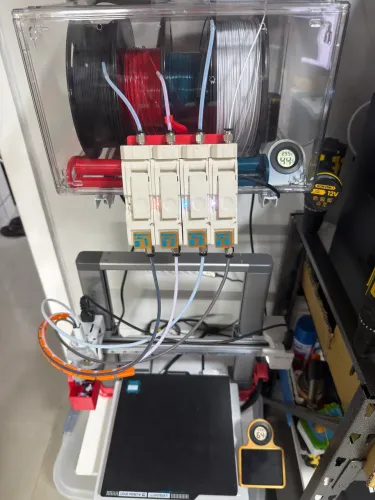 Vendo BambuLab A1 Semi Nova  com BMCU Multicolor 