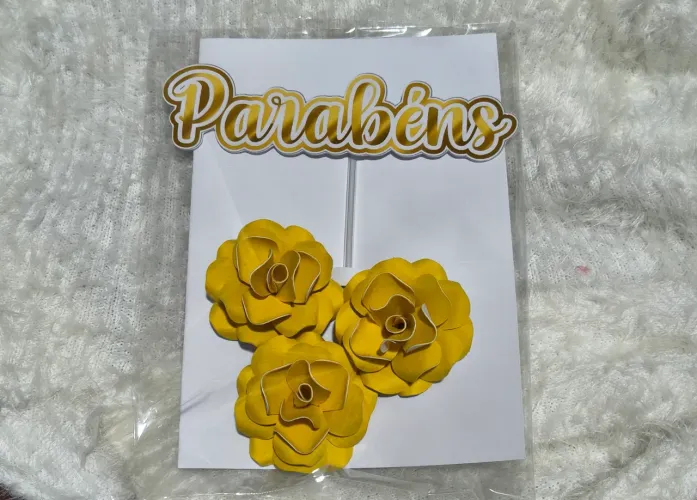 Topo de bolo a pronta entrega R$10,00