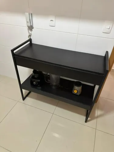 Móvel Preto - Rack/Aparador
