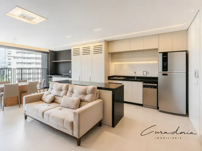 Apartamento mobiliado com 2 dormitórios, suíte e 1 vaga em Pinheiros