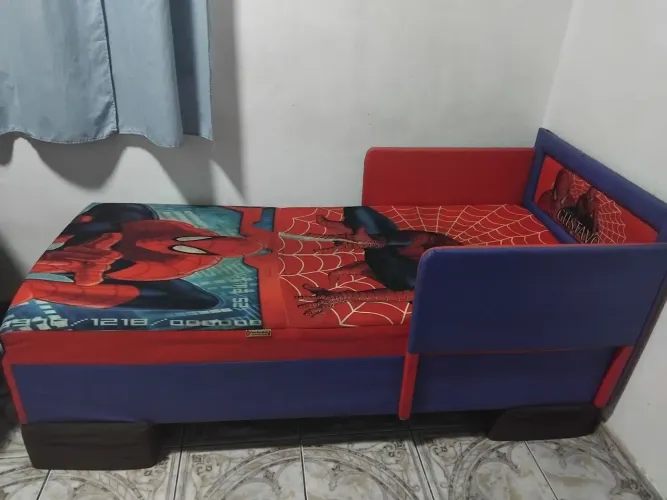 Cama infantil homem aranha