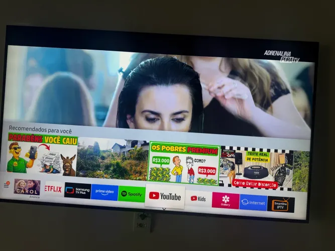 Tv led Samsung Smartv 4K 55 polegadas Wi-Fi Bluetooth sem detalhes entrego local 