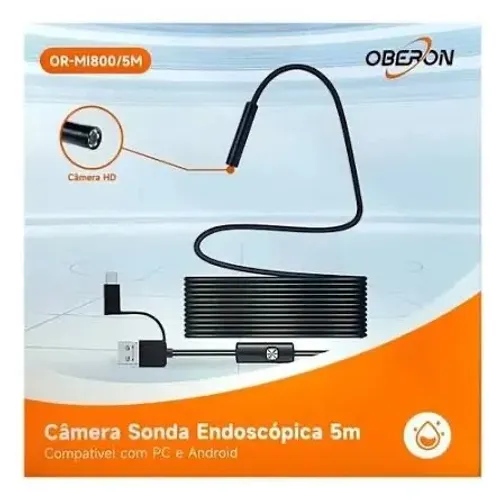 Câmera sonda Endoscópica 5M