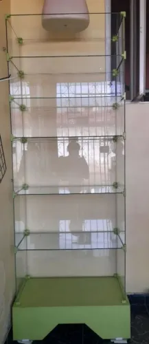 Super promoção vitrine de vidro