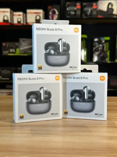 (LOJA FÍSICA) Fone Redmi Buds 8 pro - Novo