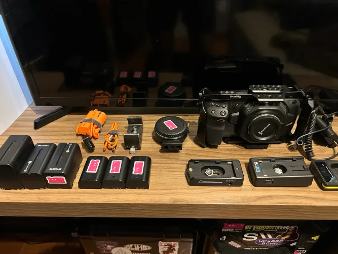 BlackMagic 4k + Acessórios