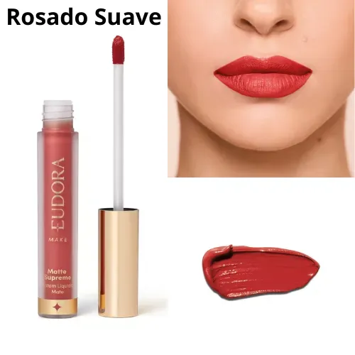 Batom Líquido Matte Supreme Rosado Suave 4,0Ml