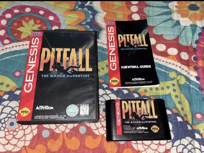Pitfall The Mayan Adventure Sega Genesis/Mega Drive CIB Completo Original