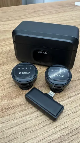 Microfone sem fio alfa gold