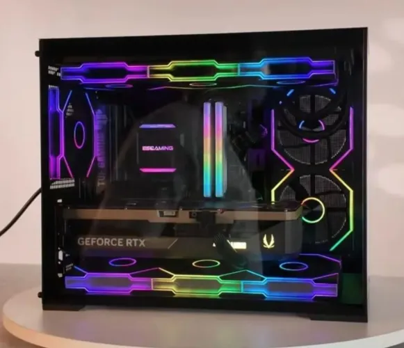 " KIT GAMER " RYZEN 7 5700X " WARTER COOLER MONTECH " GABINETE GAMER ESGAMING ZERO "