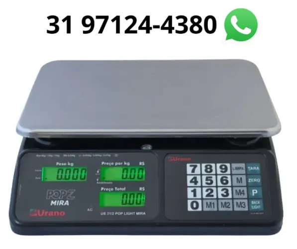 Balança Eletrônica 32 Kg Urano Nova