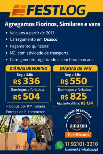 AGREGAMOS FIORINOS E VAN 