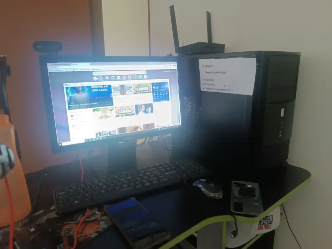 Vendo PC simples para trabalho completo 500,00 (troco por placa vídeo ) 7600