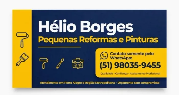 Pequenas Reformas e Pinturas - Hélio Borges