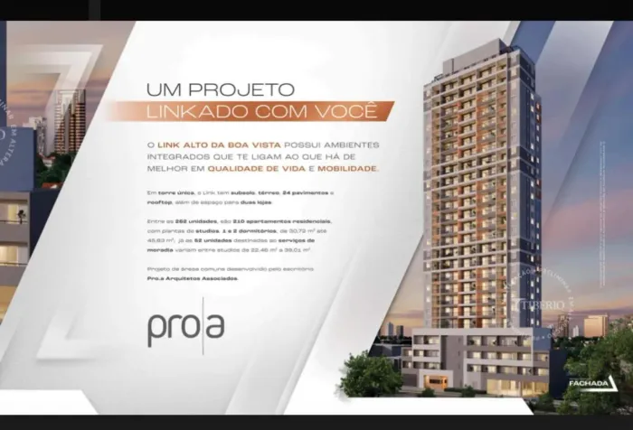 Studio para Venda em São Paulo, Santo Amaro, 1 banheiro