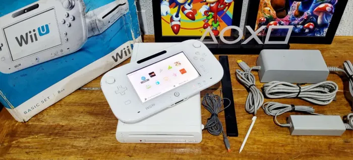 Wii U Branco Completo Na caixa