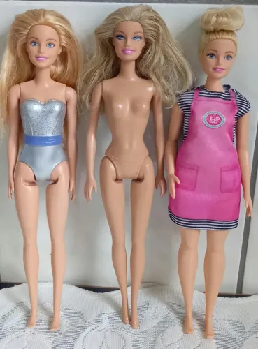Kit com 3 bonecas Barbie Mattel